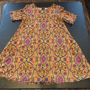 Agnes & Dora Moroccan Gold Swing Tunic NWT XS